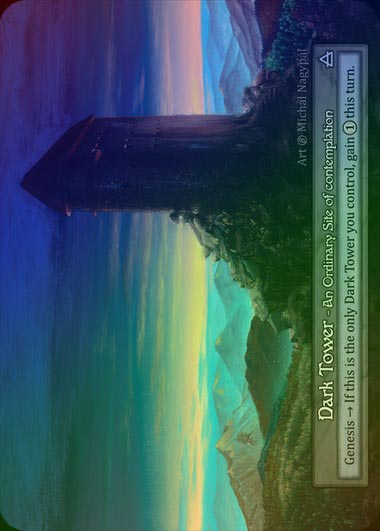 【FOIL】[Site] Dark Tower [beta-Ordinary]